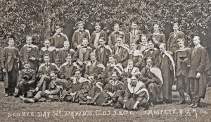 Graduates on Degree Day, 1914.